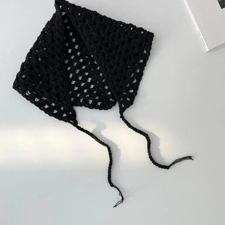 Lolita Bohemian Crochet Head Scarf