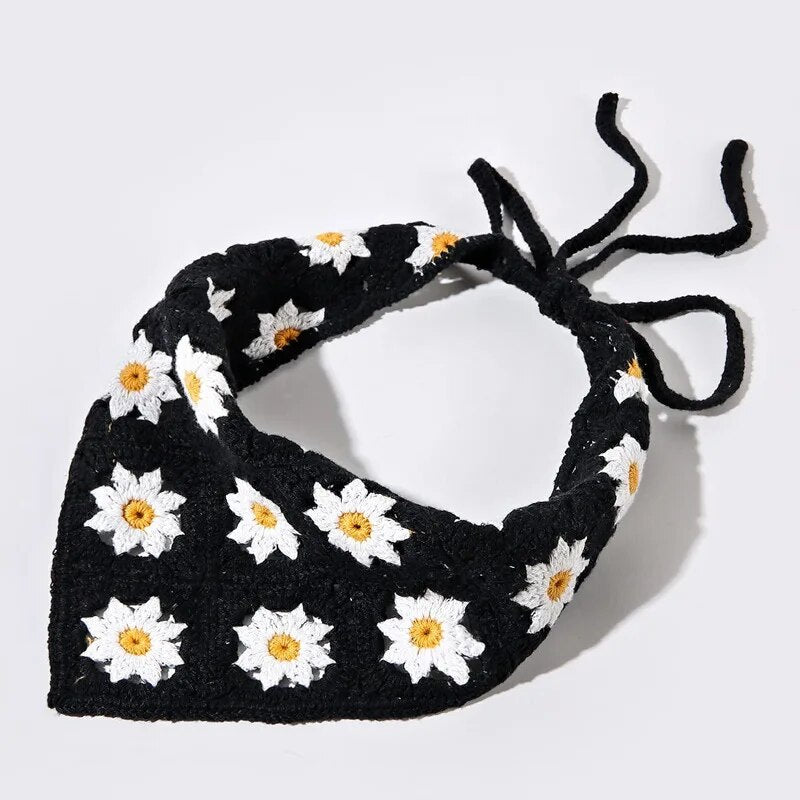 Lolita Bohemian Crochet Head Scarf