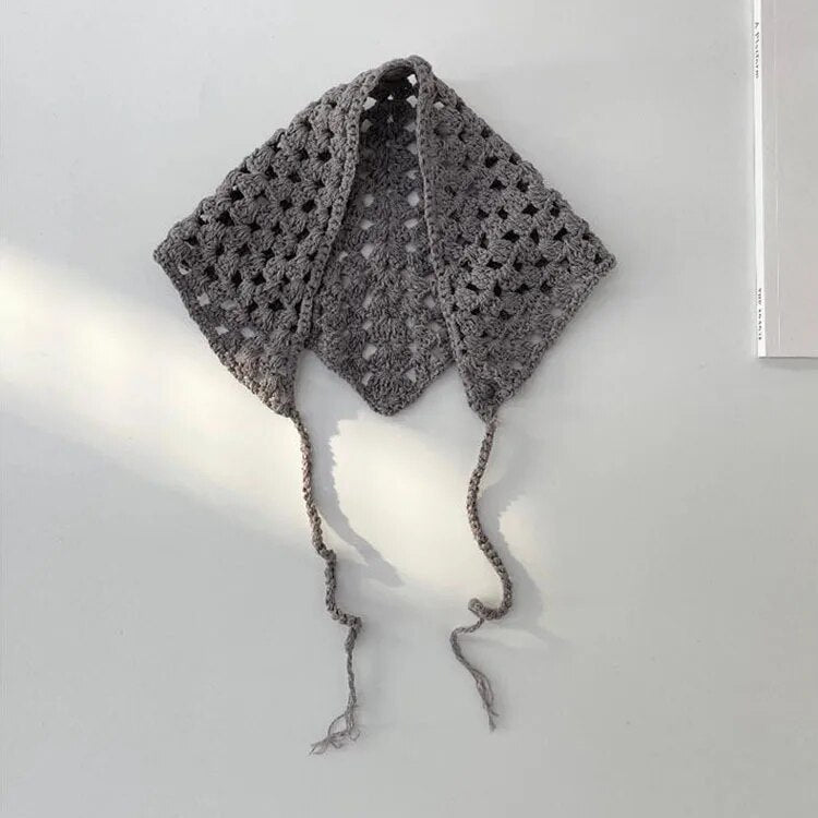 Lolita Bohemian Crochet Head Scarf
