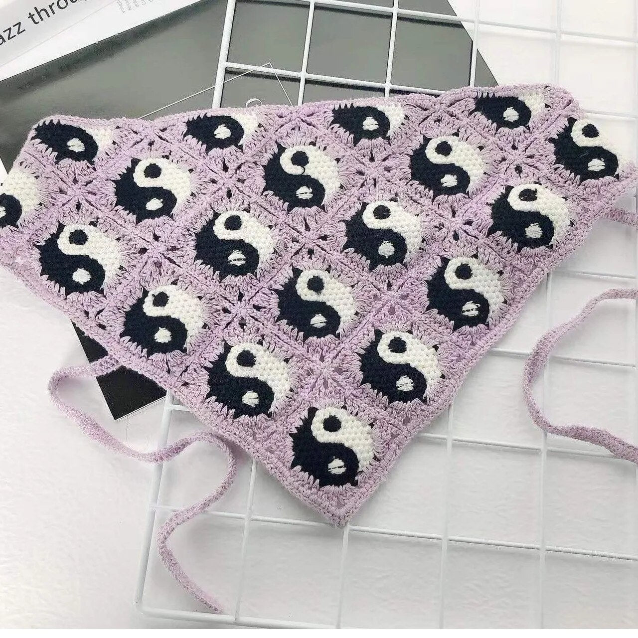 Lolita Bohemian Crochet Head Scarf