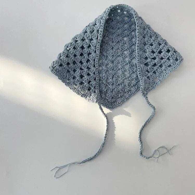 Lolita Bohemian Crochet Head Scarf