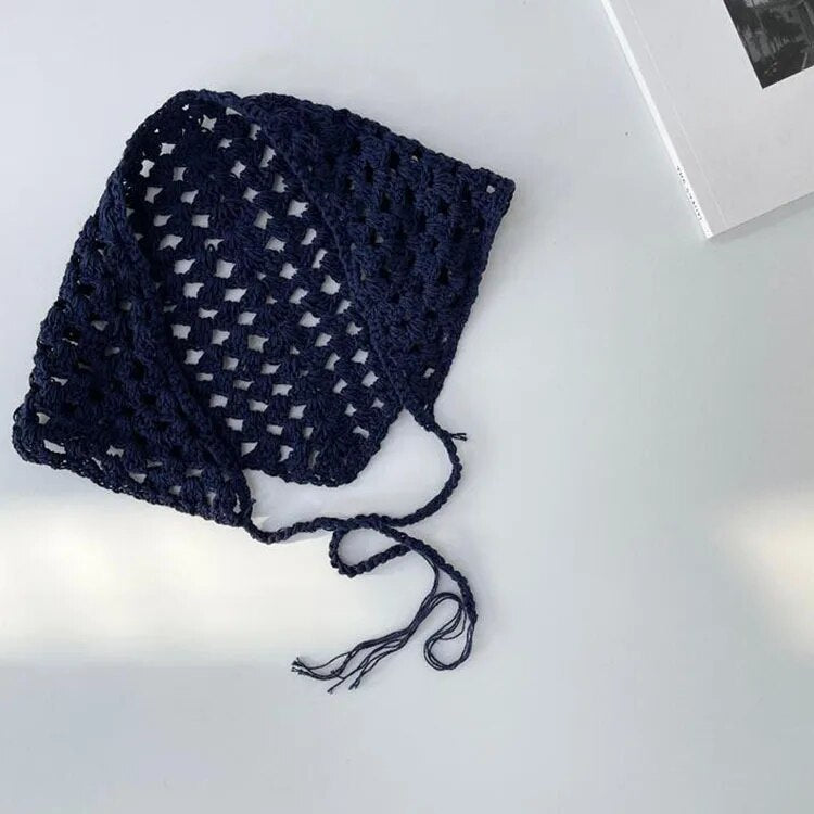 Lolita Bohemian Crochet Head Scarf