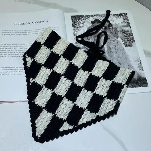 Lolita Bohemian Crochet Head Scarf