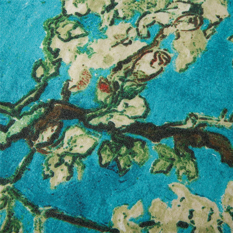 Luxe Cashmere Sakura Painting Scarves