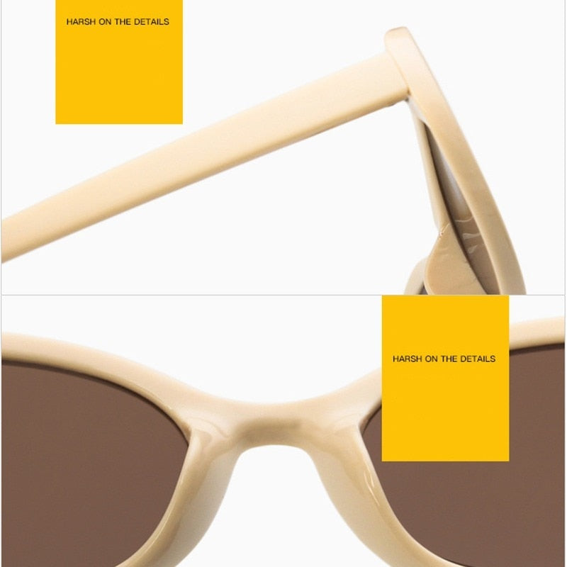 Lysa Oval Cat Eye Sunglasses - 8 Colors