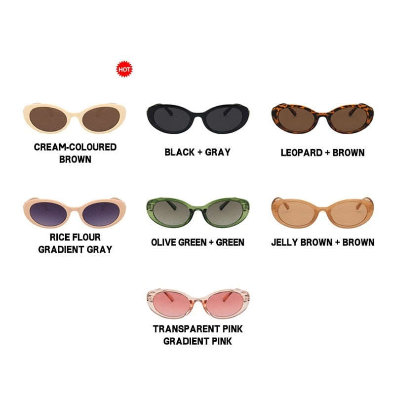 Lysa Oval Cat Eye Sunglasses - 8 Colors