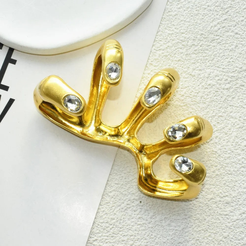 Manuel Sculptural Hand Armor Ring