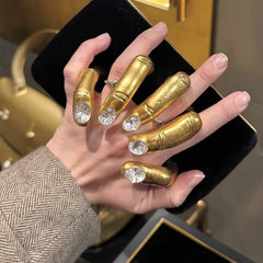 Manuel Sculptural Hand Armor Ring