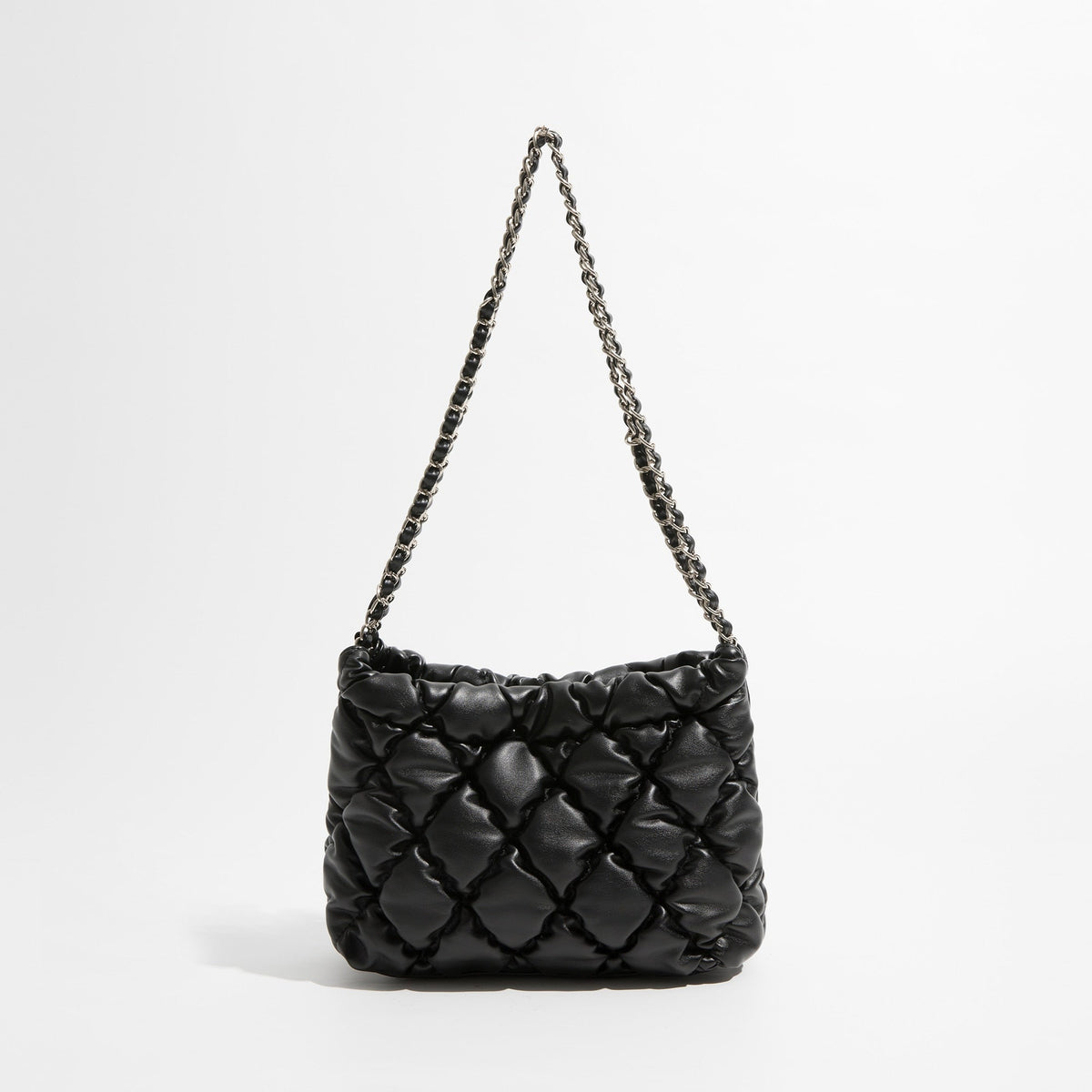 Marlyn Lattice Quilted Puffer Shoulder Bags - 5 Colors