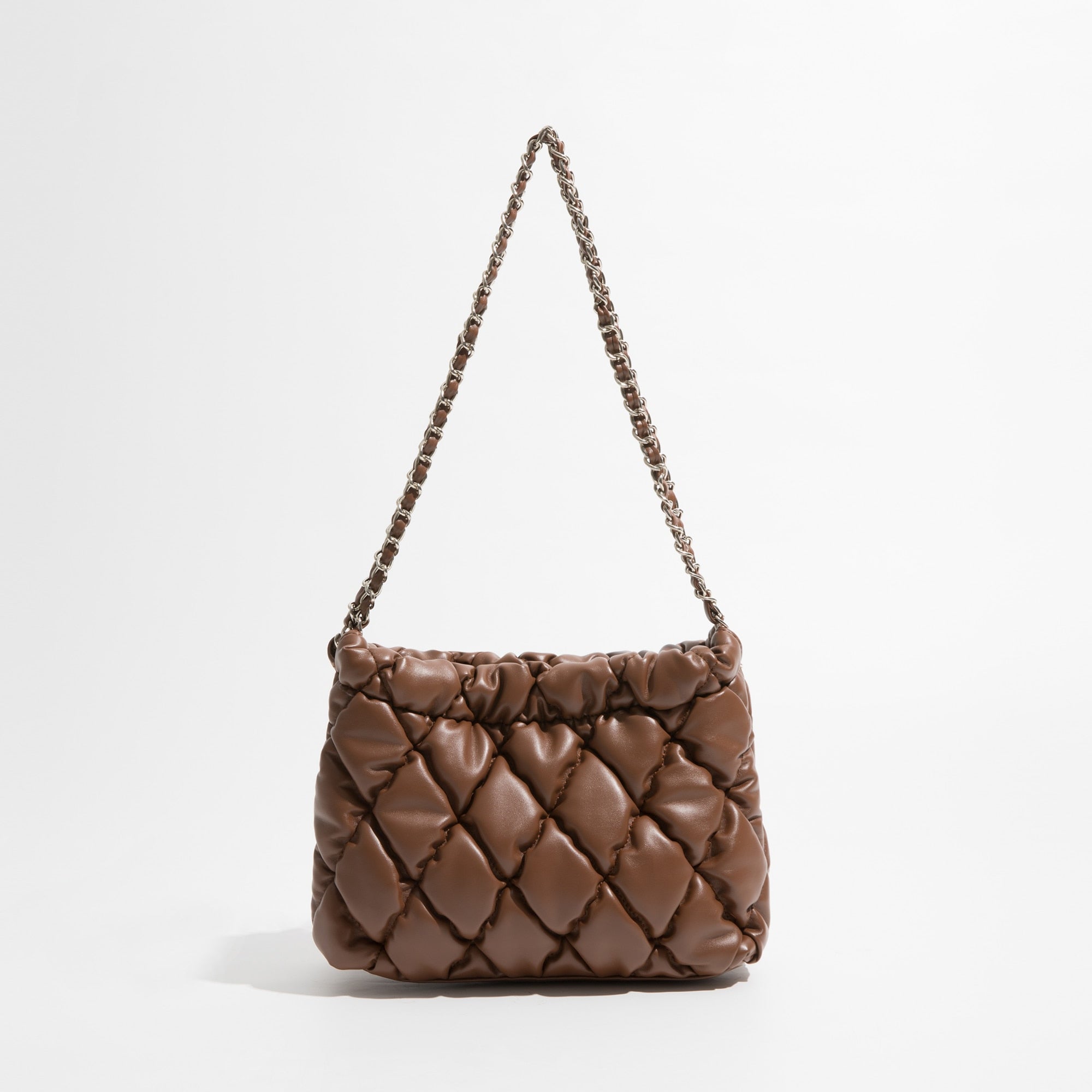 Marlyn Lattice Quilted Puffer Shoulder Bags - 5 Colors