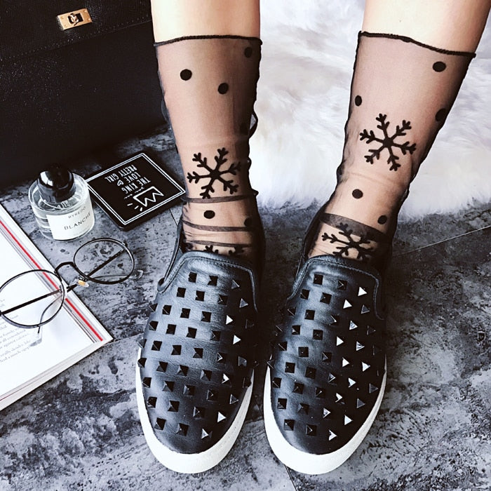 Mesh Ankle Tulle Socks - 7 Styles