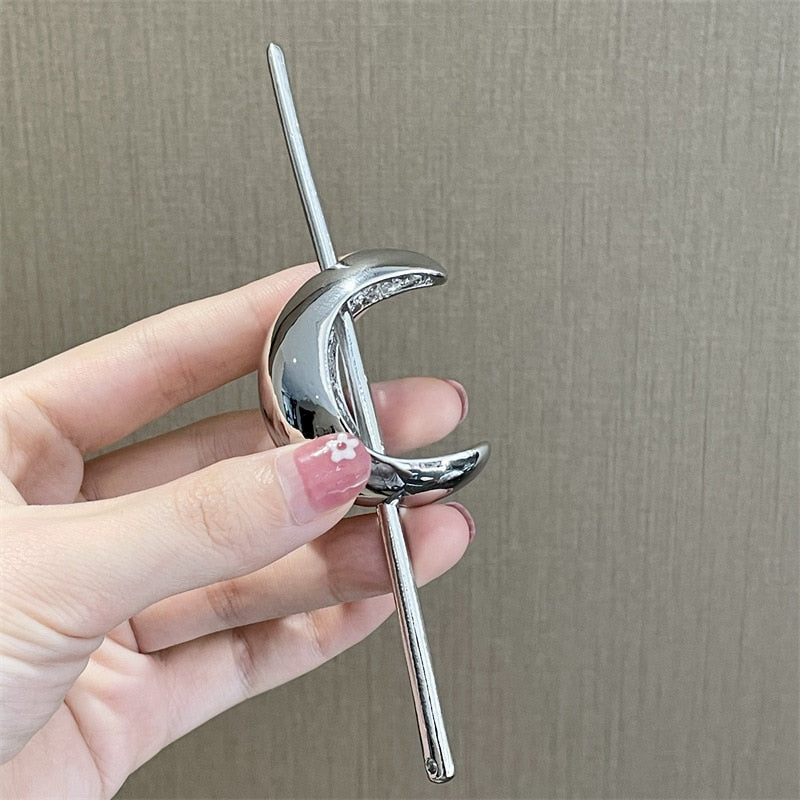 Metal Arc Ponytail Hairpin