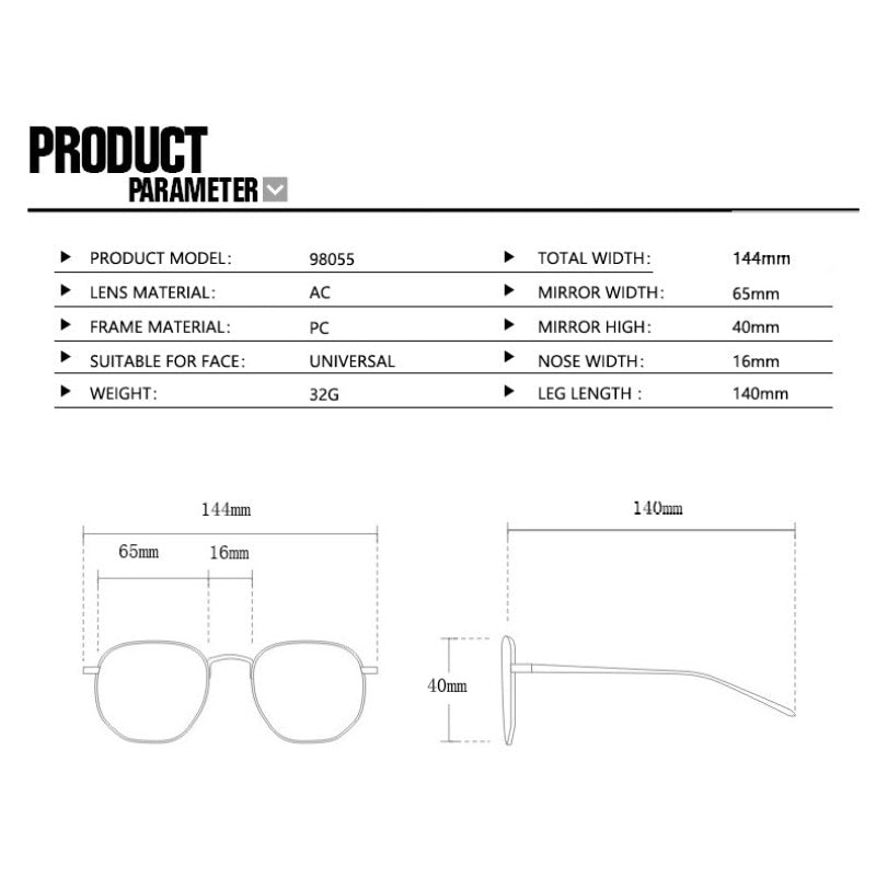 Mira V Embossed Rectangle Sunglasses