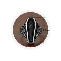 Mummy Stereoscopic Coffin Ring