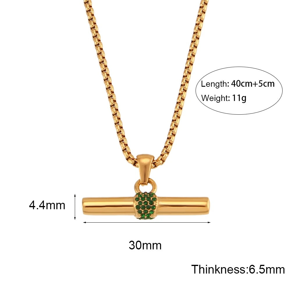 Nora Bar Pendant Necklace