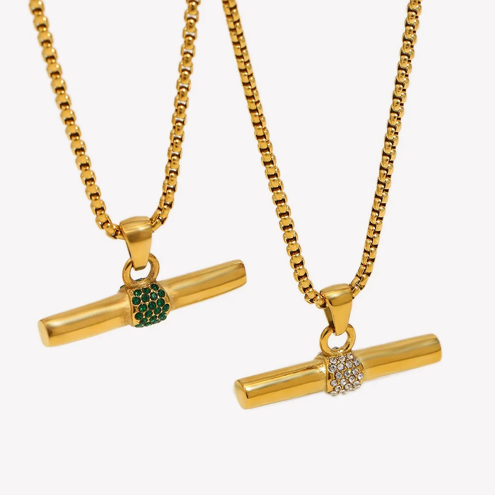 Nora Bar Pendant Necklace