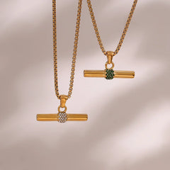 Nora Bar Pendant Necklace