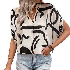 Loose Printed Shirt For Women