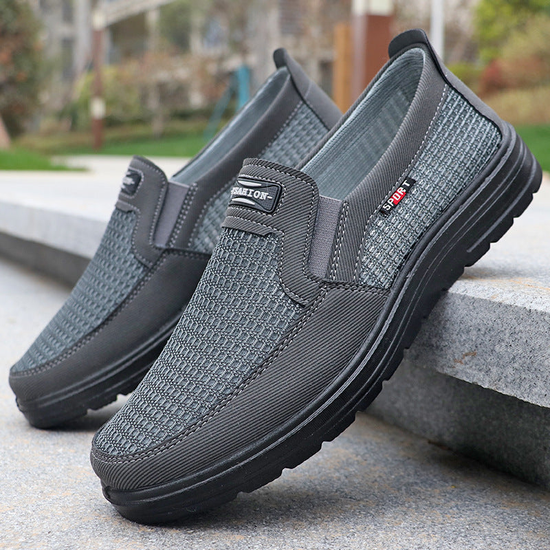 Slip-On Men's Loafers with Breathable Mesh