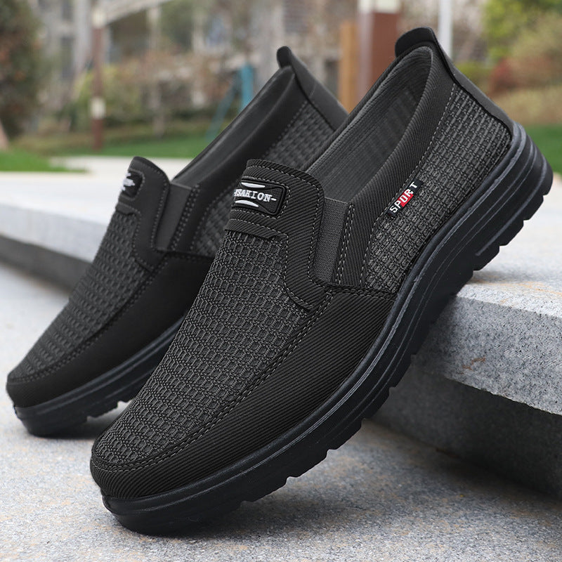 Slip-On Men's Loafers with Breathable Mesh