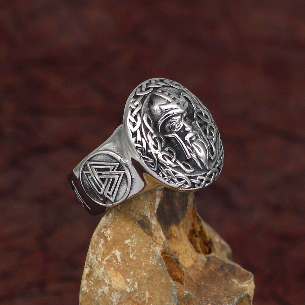 Odin Valknut Knot  Ring