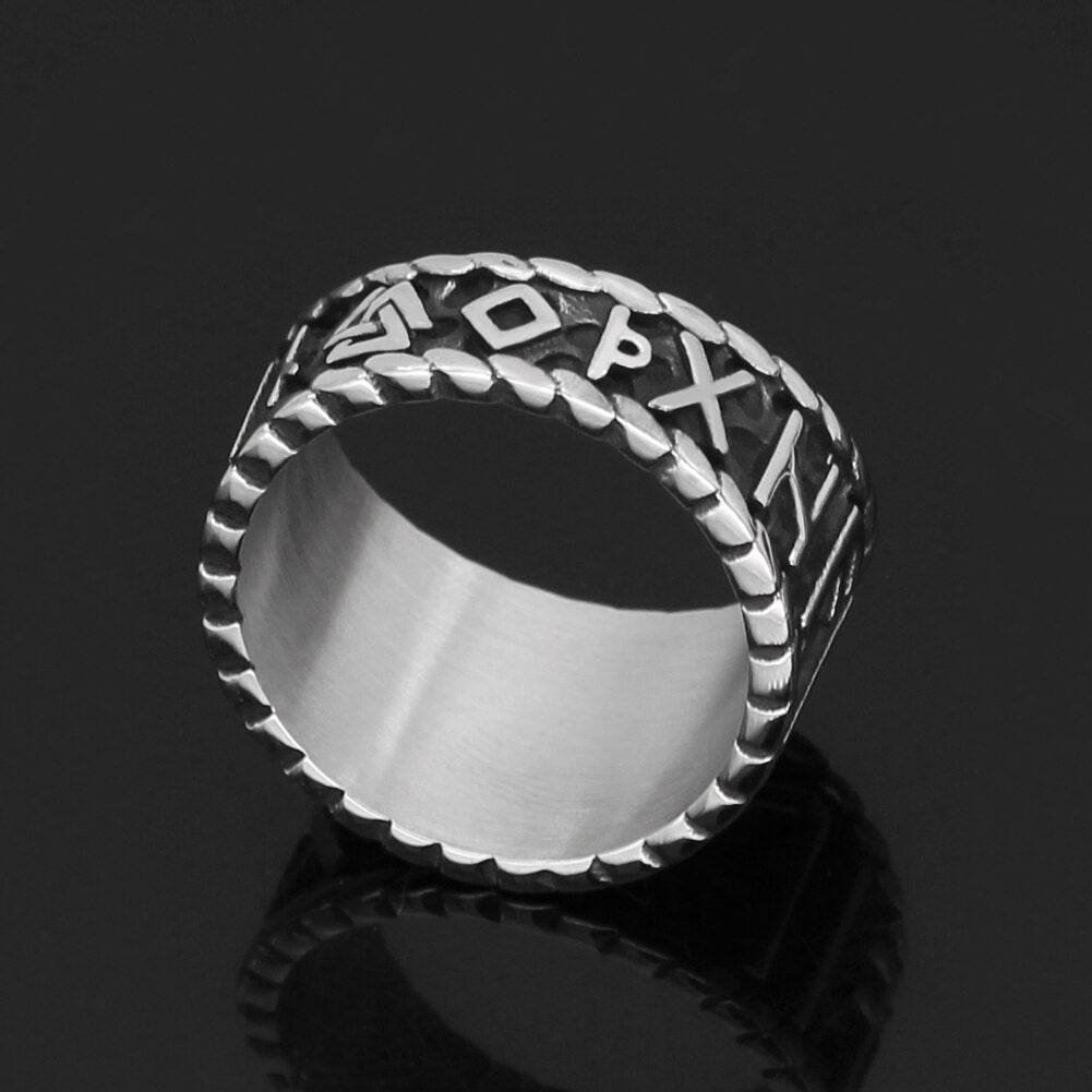 Odin Valknut Rune Amulet Ring