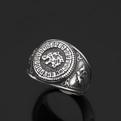Odin's Wolf Rune Ring