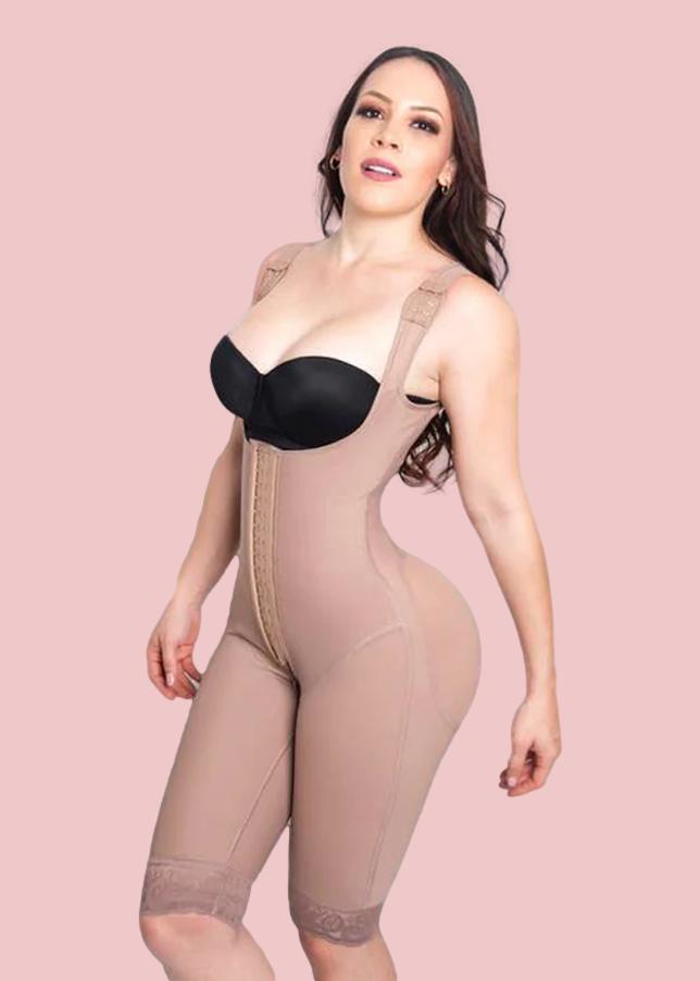 Shaper Bodysuit for Women, High Waist Double Tummy Control Shapewear Butt Lifter Fajas Waist Trainer Shorts