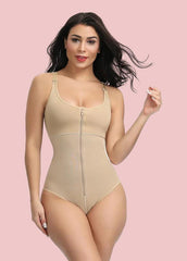 Shapewear Bodysuit Straps Tummy Control Waist Trainer Cincher Body Shaper Zipper Postpartum recovery hip lifter underwear