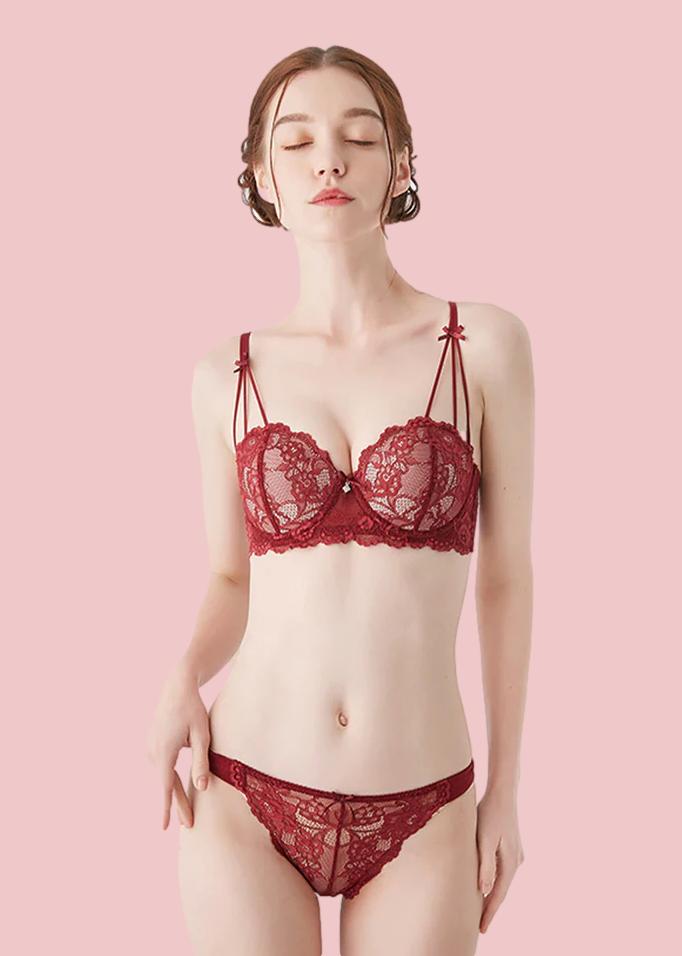 no steel ring push up adjustable shoulder strap bra