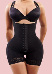 Classic Center Butt Lifter Effect Faja Slimming Fajas Lace Body Shaper