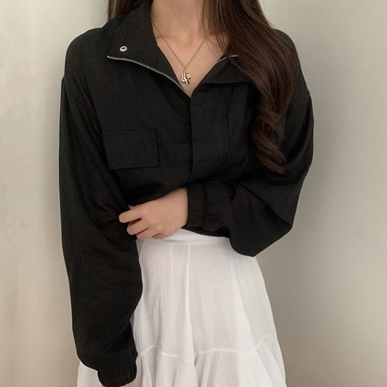 Pera Linen Cotton Summer Bomber Jackets - 3 Colors