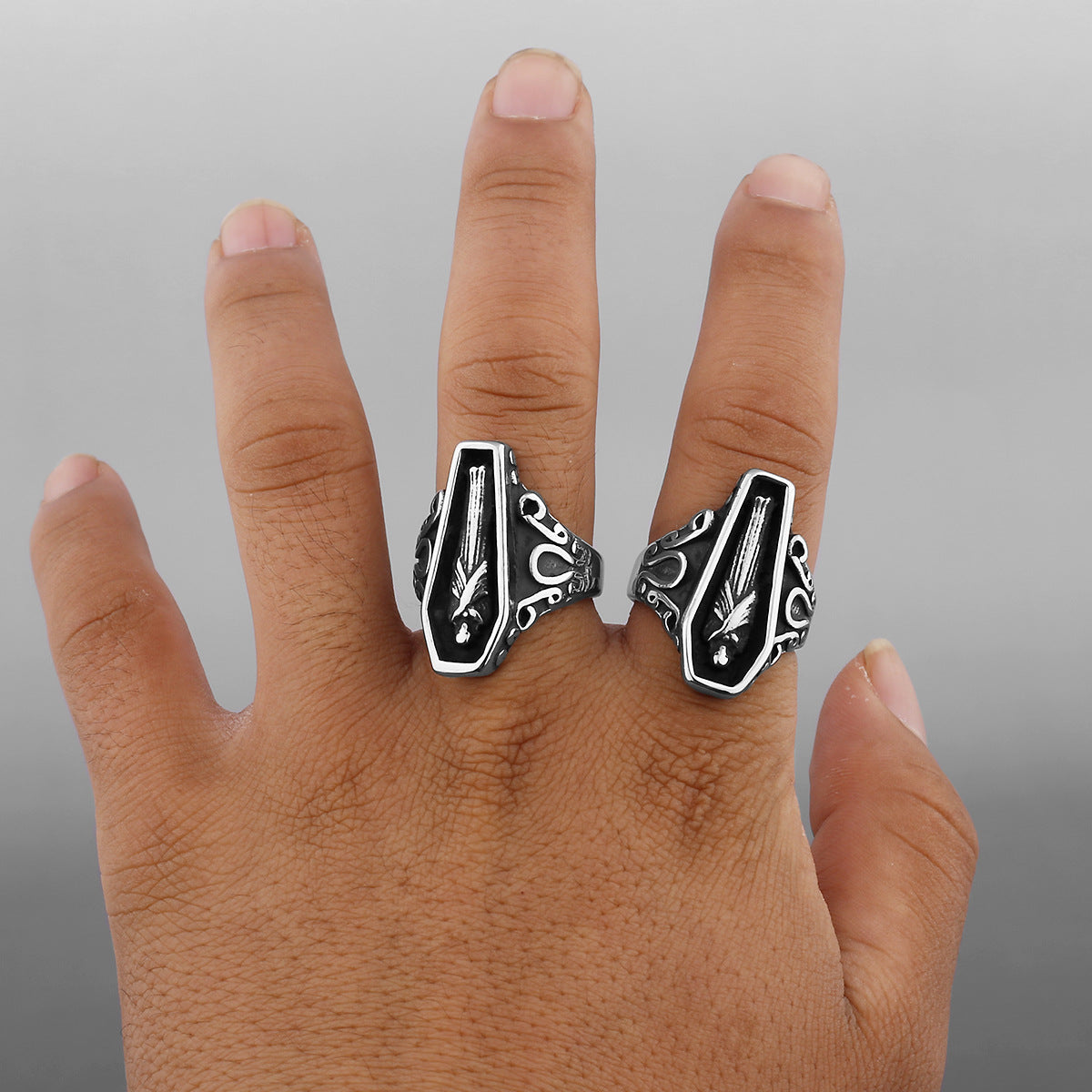 Personality Vampire Coffin Ring