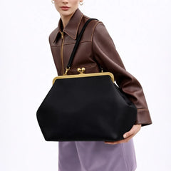 Portia Sculpted Frame Large Clutch Bag