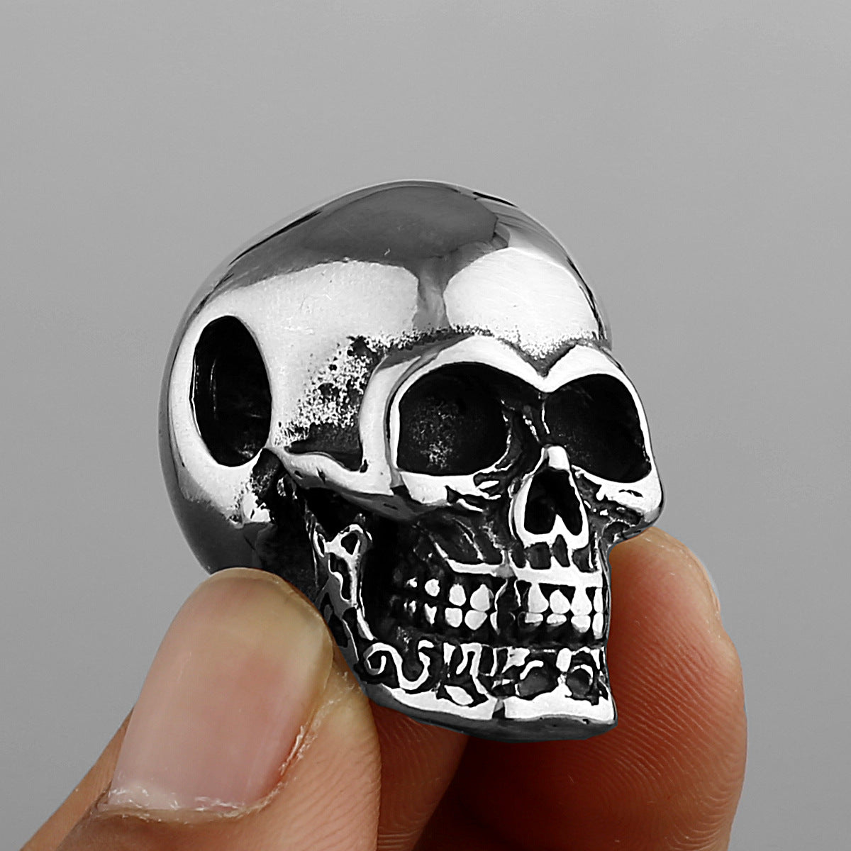 Punk Rock Skull-Motif Necklace