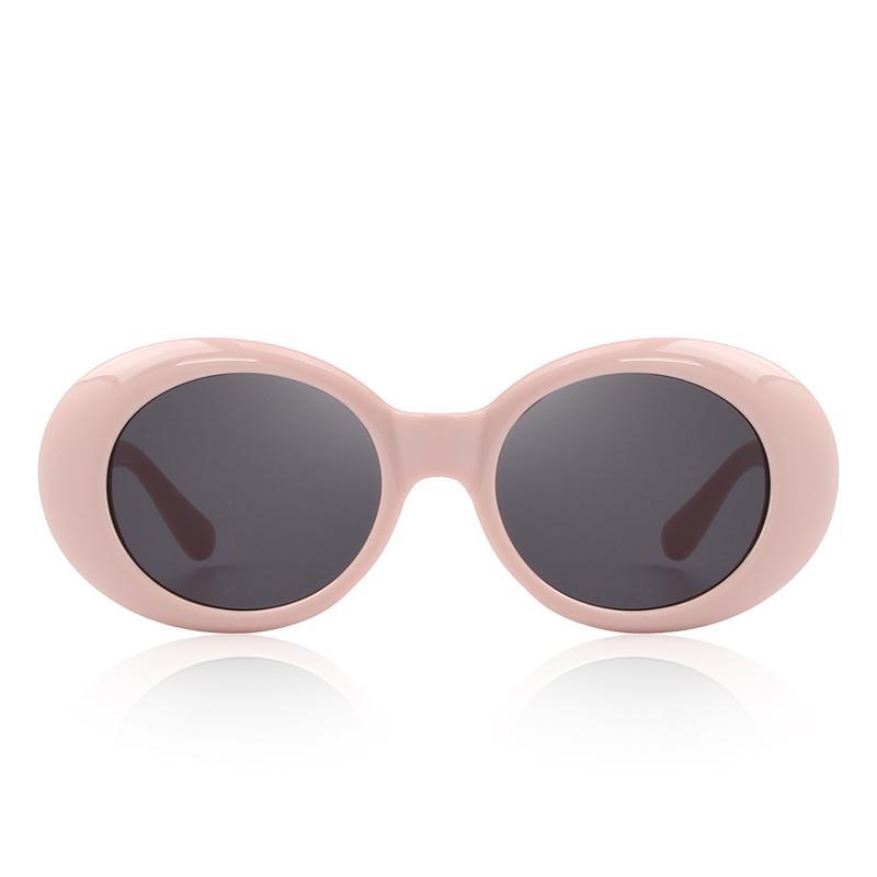 Retro Oval Acetate Sunglasses