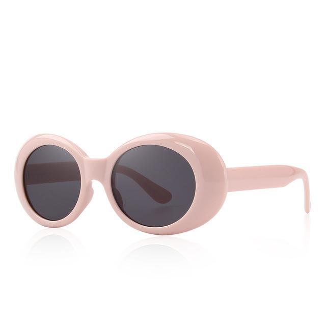 Retro Oval Acetate Sunglasses