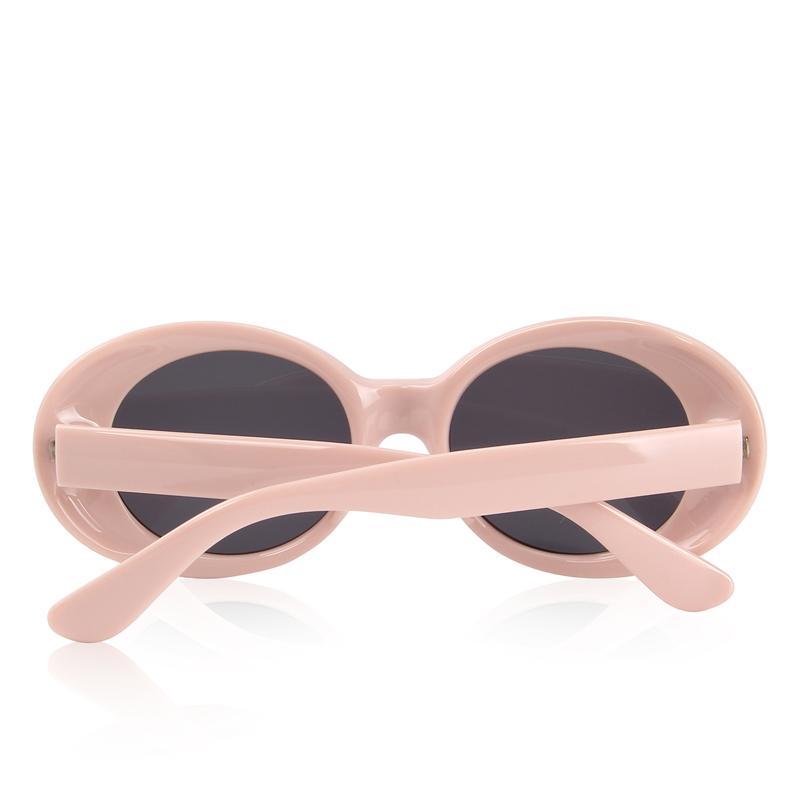 Retro Oval Acetate Sunglasses