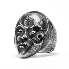 Skull Joker Mask Ring