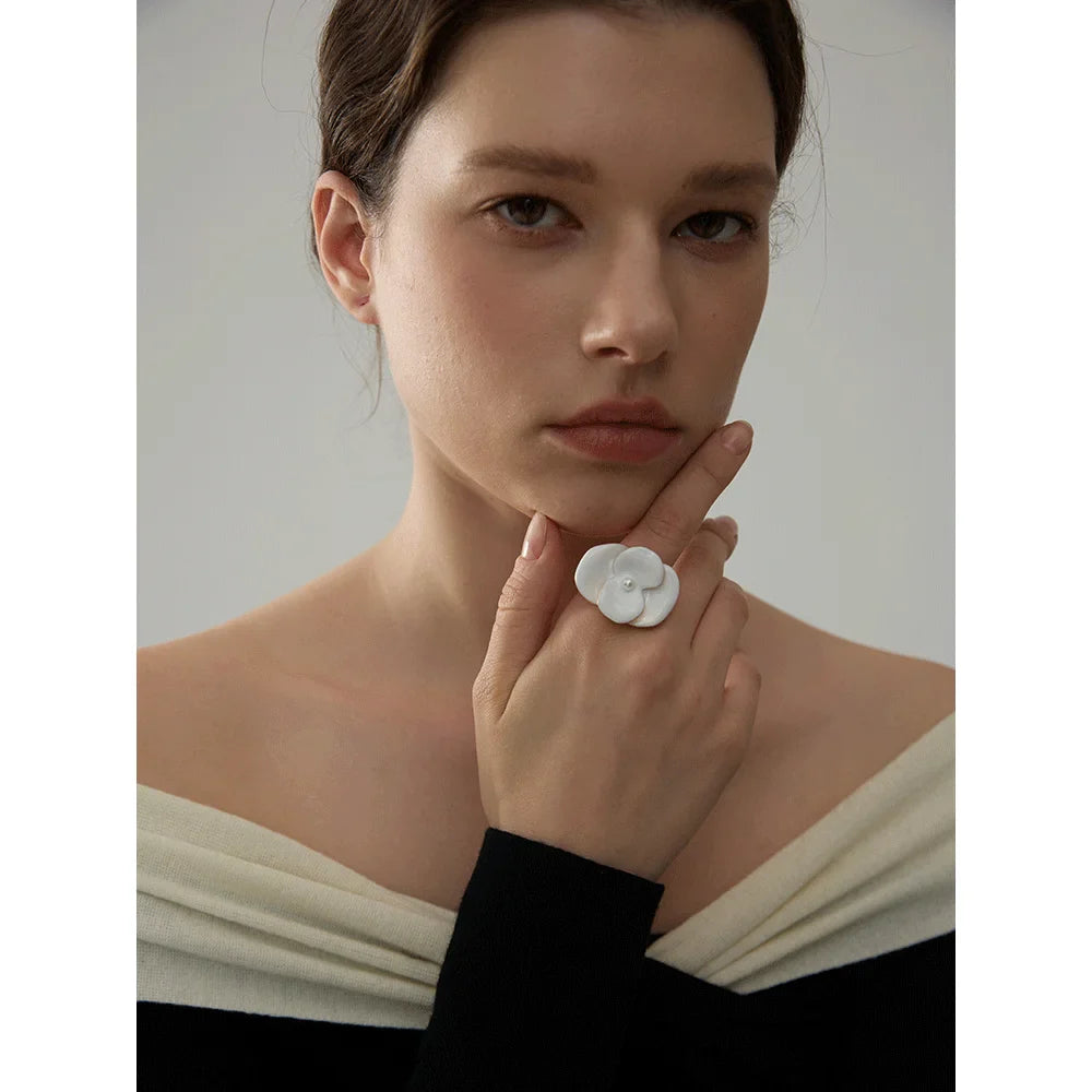 Sadie Sculpted Bloom Statement Ring
