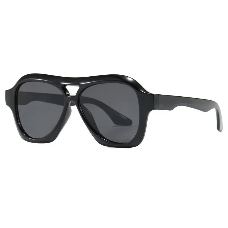 Lorie Oversize Retro Acetate Sunglasses