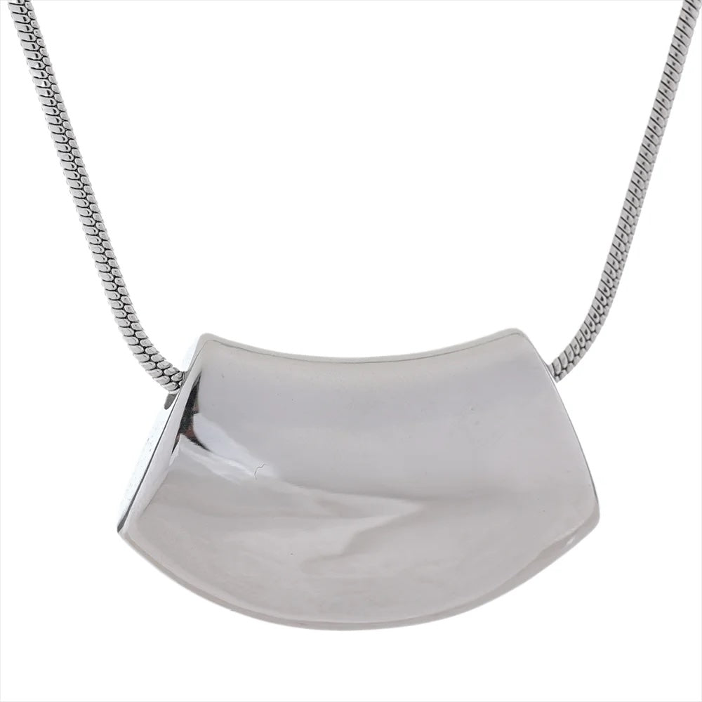 Morgan Geometric Grecian Pendant Necklace