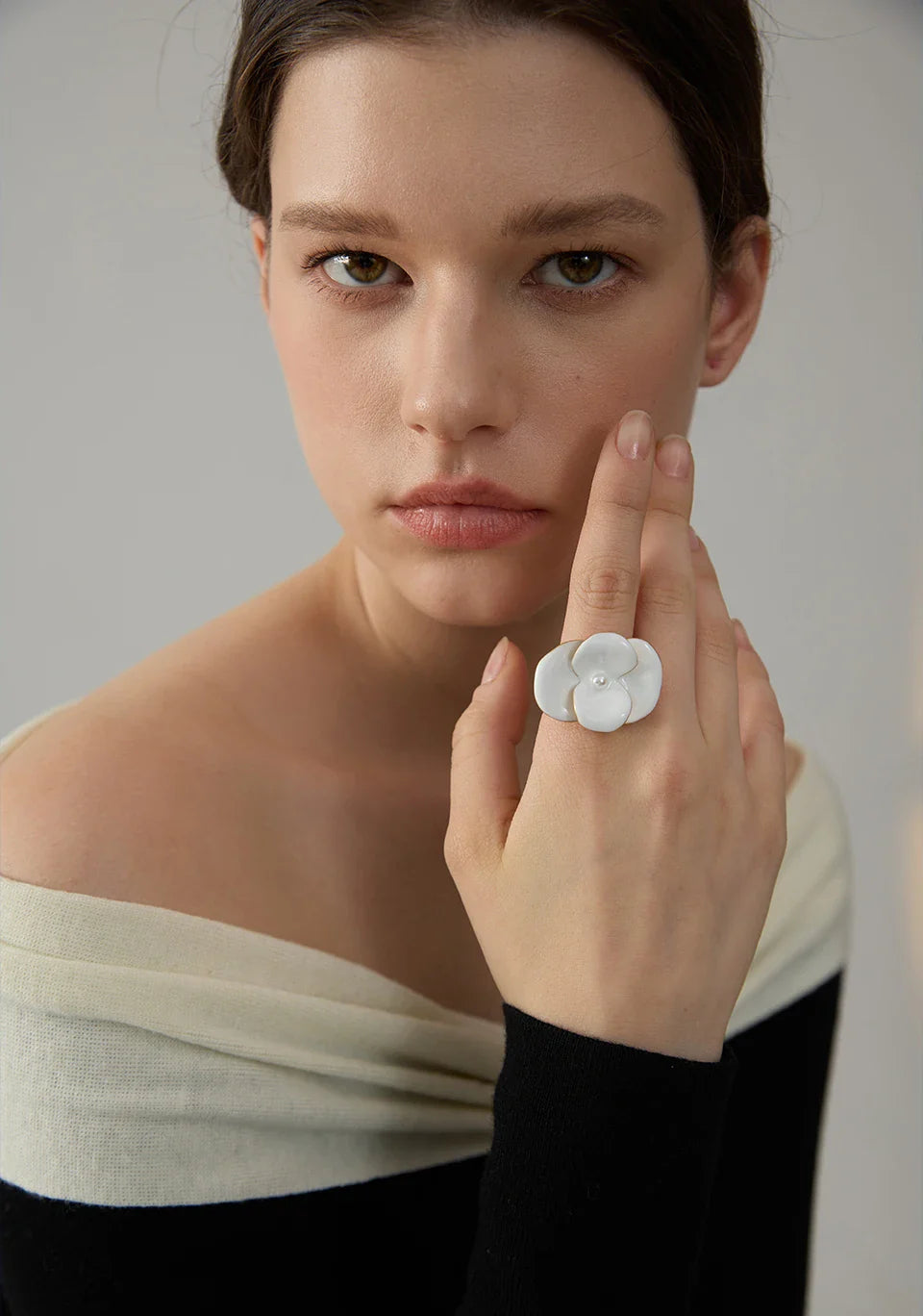 Sadie Sculpted Bloom Statement Ring