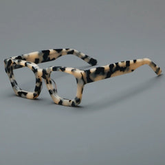 Vintage Square Acetate Nerdy Glasses