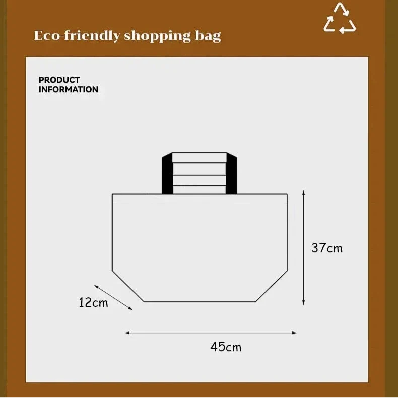 Kari Chic Reusable Glossy Shopper Tote