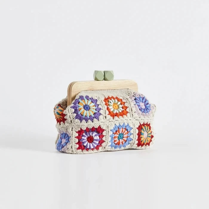 Lily Crochet Bohemian Coin Clutch