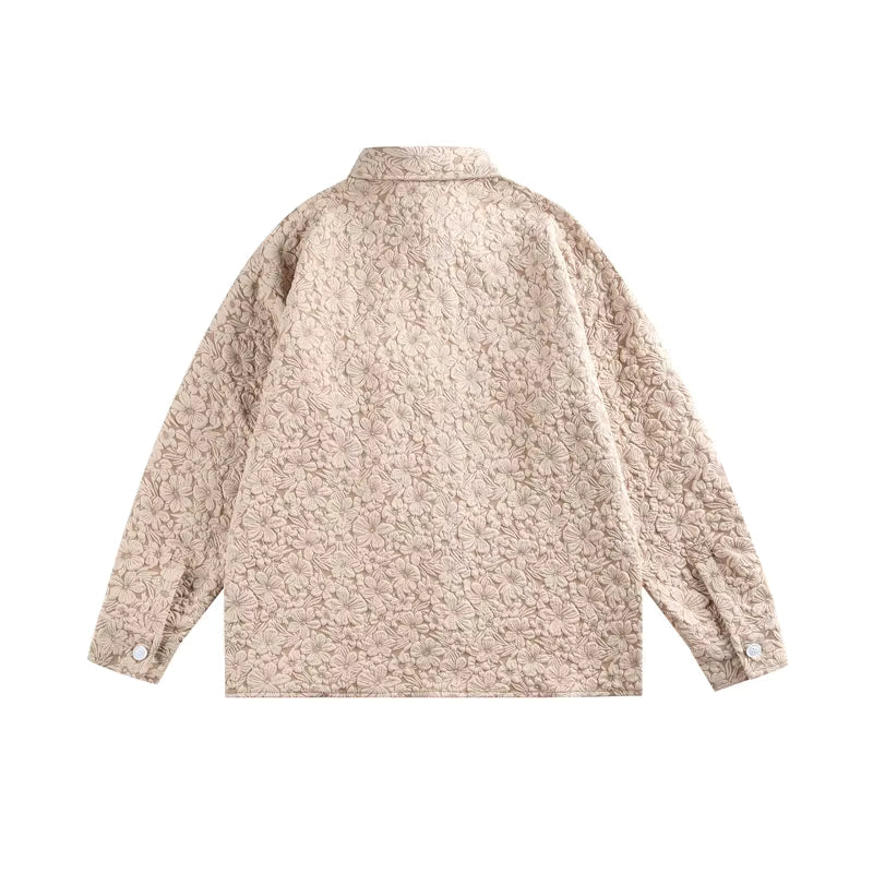 Daisy Bloom Lace Textured Shirt