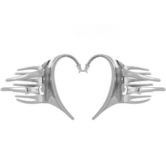 Punk Silver Fairy Hair Claw Ear Cuff