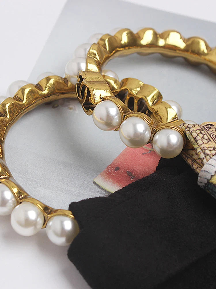 Elegant Vintage Print Sash Belt