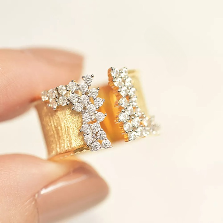 Luxe CZ Rhinestone Wrap Ring
